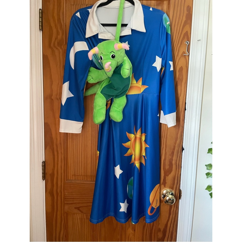 Halloween Costume- Miss Frizzle Magic School Bud Set- Size XL